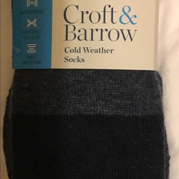 Men’s 2 pack cold weather socks. Varying colors l - Picture 4 of 5